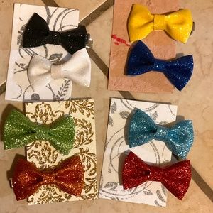 New handcrafted 2 in glitter ✨ bows